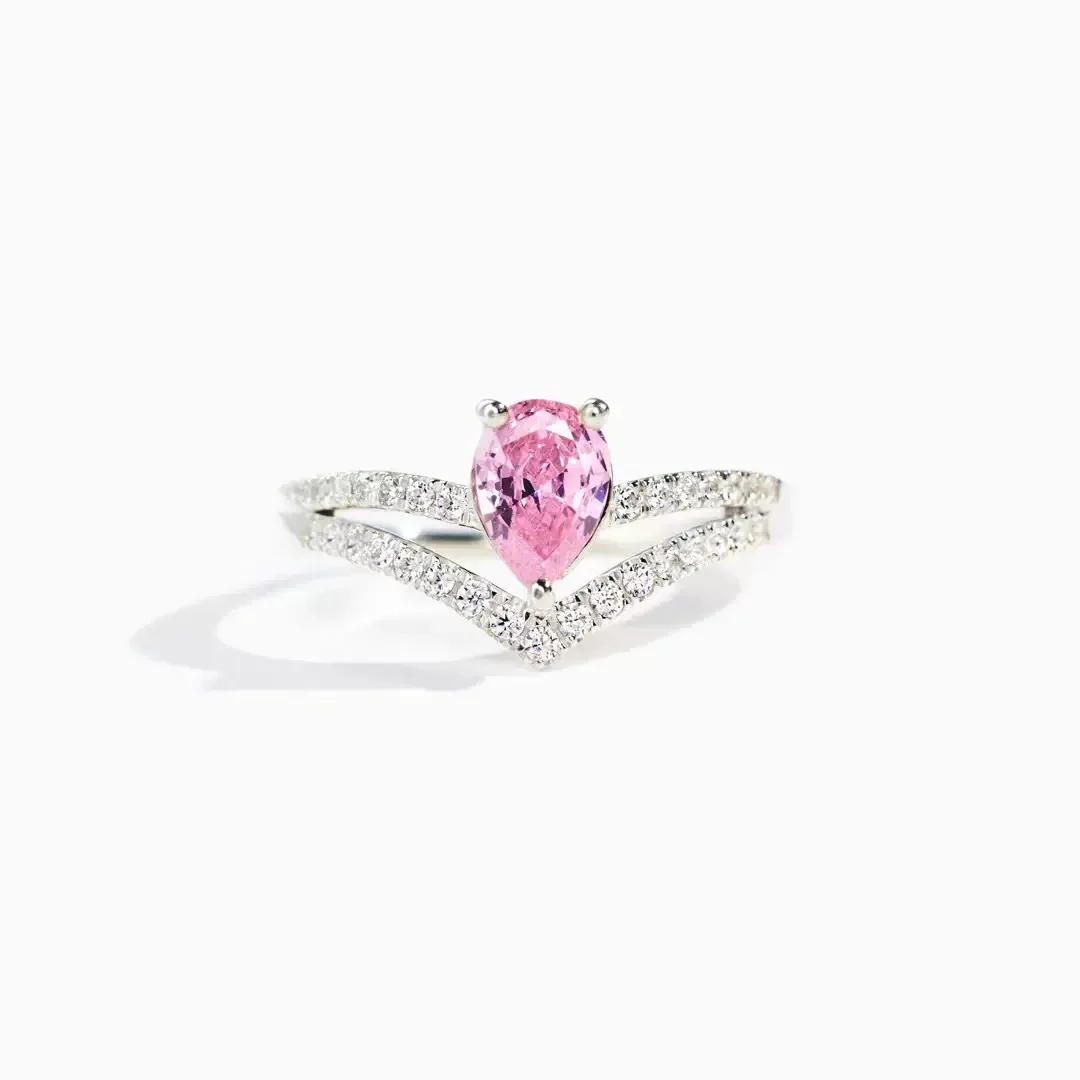 Withered S925 Sterling Silver V-shaped Sparkling Drip Zircon Fashionable Women's Minimalist Food Ring
Withered S925 Sterling Silver V-shaped Sparkling Drip Zircon Fashionable Women's Minimalist Food Ring