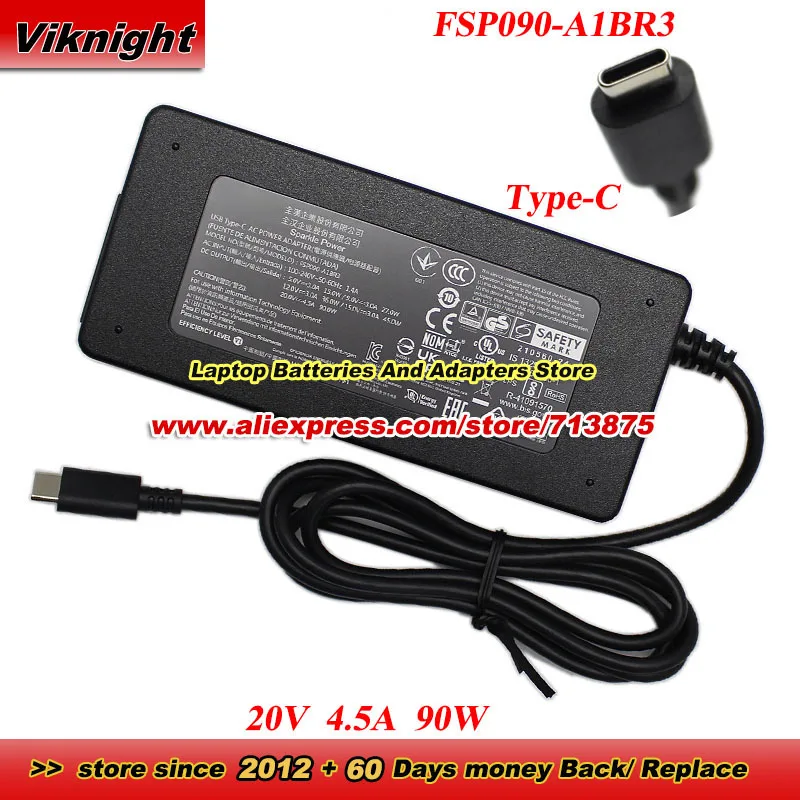 Адаптер питания FSP090-A1BR3 AD090A1BR3 AC 20В 4.5А 90Вт с разъемом Type-C
Адаптер питания FSP090-A1BR3 AD090A1BR3 AC 20В 4.5А 90Вт с разъемом Type-C