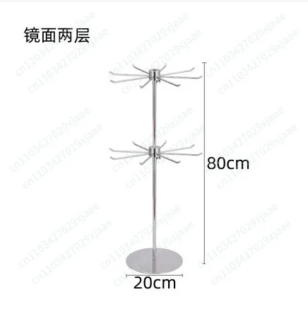 Stainless steel silk scarf rack jewelry earrings storage rack countertop rotating socks display
Stainless steel silk scarf rack jewelry earrings storage rack countertop rotating socks display