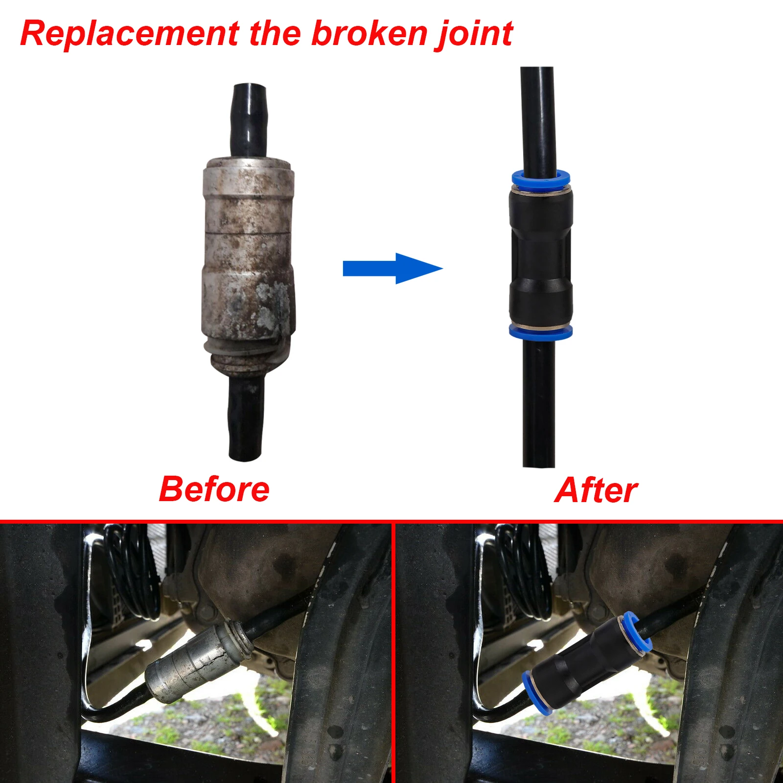 For Fiat 500 Ford KA 8mm Clutch Pipe Repair Slave Master Cylinder Broken Joint Repair Kits Engine Parts Car Accessories
For Fiat 500 Ford KA 8mm Clutch Pipe Repair Slave Master Cylinder Broken Joint Repair Kits Engine Parts Car Accessories