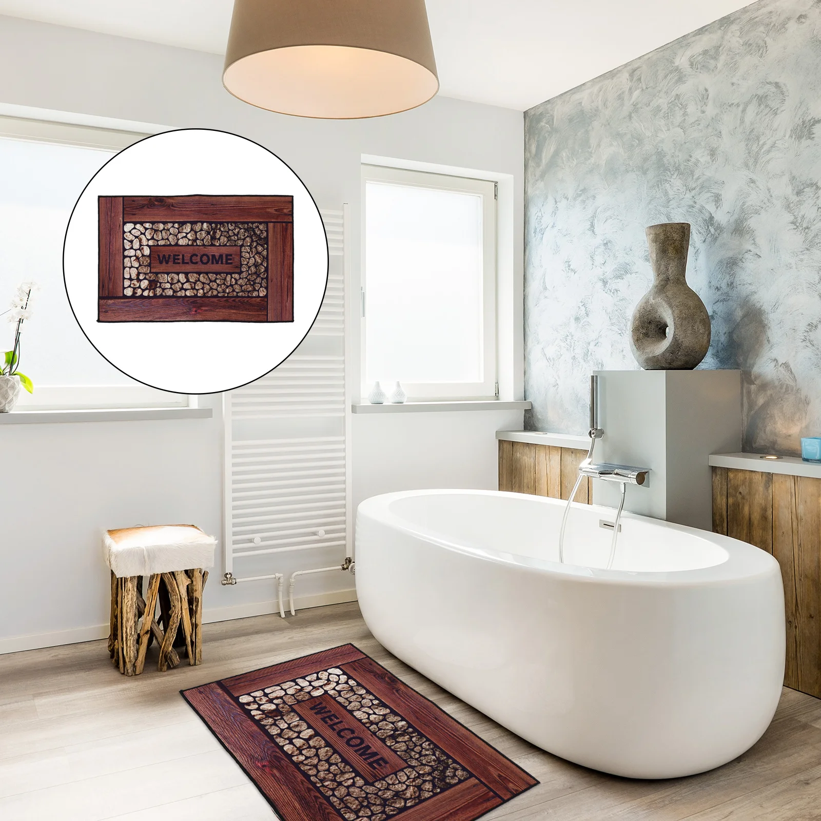 1Pcs Non Slip Pebble Floor Mat Durable Welcome Doormat Bathroom Entry Foot Pad Rug Welcome Floor Mat Foot Pad Pebble Doormat 
1Pcs Non Slip Pebble Floor Mat Durable Welcome Doormat Bathroom Entry Foot Pad Rug Welcome Floor Mat Foot Pad Pebble Doormat