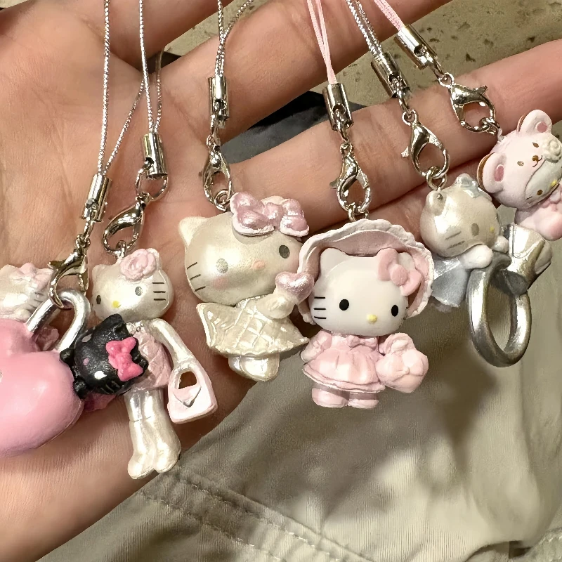 New Cute Hello Kitty Shaped Mobile Pendant Anime Cartoon Key Chain Multi-Function Decoration Backpack Car Pendant Birthday Gift
New Cute Hello Kitty Shaped Mobile Pendant Anime Cartoon Key Chain Multi-Function Decoration Backpack Car Pendant Birthday Gift