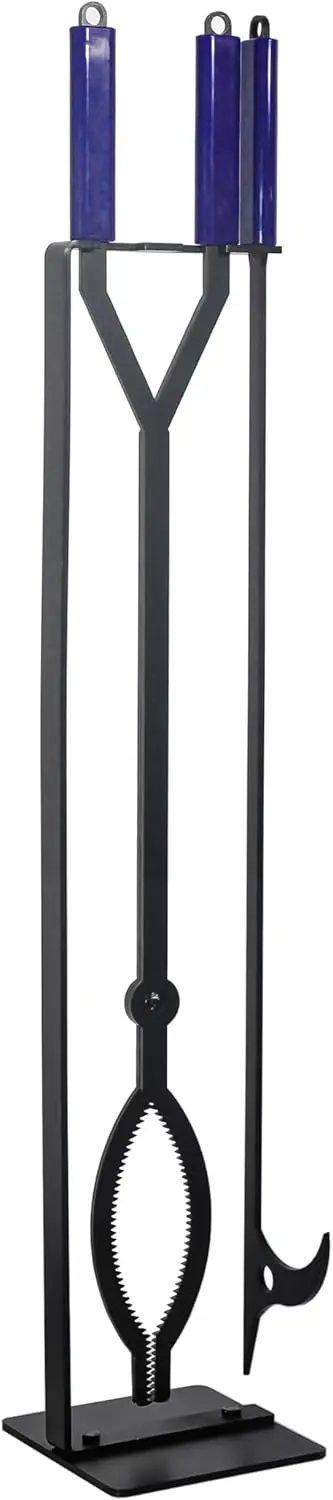 Heavy Duty Fire Pit Tools Set with 40" Poker and Log Grabber, Wrought Iron Stand for Campfire Backyard Indoor Outdoor Use
Heavy Duty Fire Pit Tools Set with 40" Poker and Log Grabber, Wrought Iron Stand for Campfire Backyard Indoor Outdoor Use