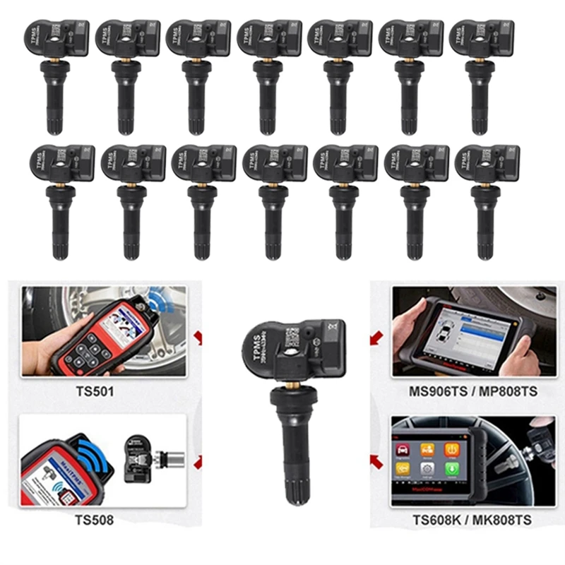 14Pcs Programmable PMS Tire Pressure Sensor Monitor For Autel TS408 TS508 ITS600 433Mhz 315MHZ 2 In 1 Editable MX Sensor
14Pcs Programmable PMS Tire Pressure Sensor Monitor For Autel TS408 TS508 ITS600 433Mhz 315MHZ 2 In 1 Editable MX Sensor
