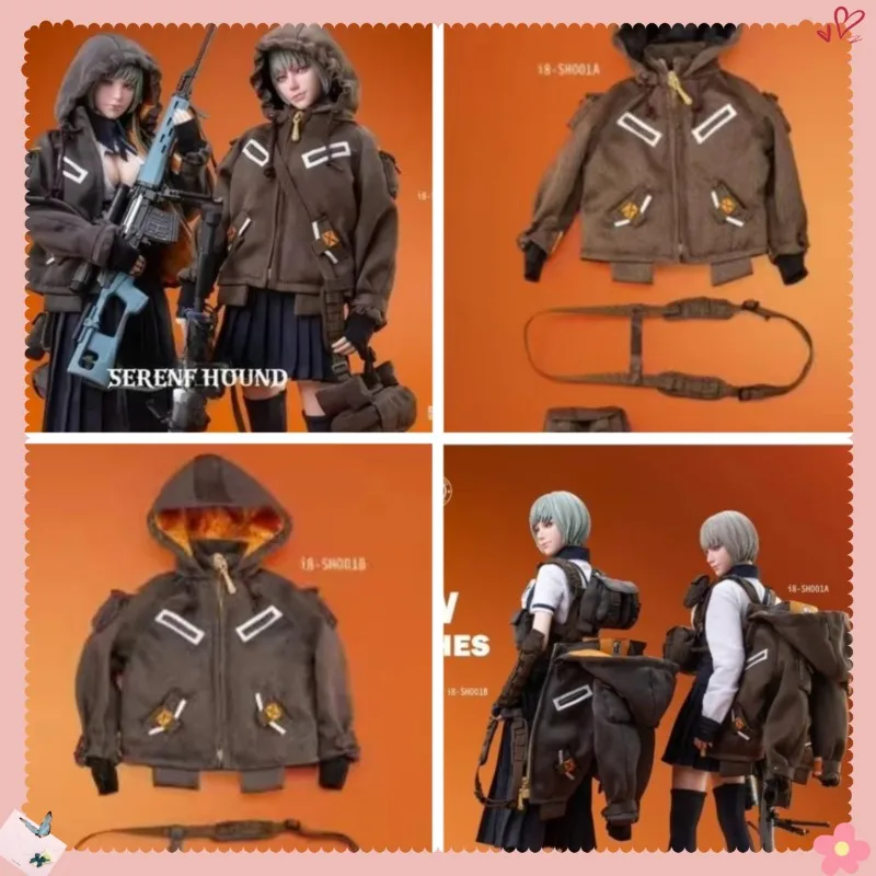 Combat Clothes 1/6 Scale Female Soldier Tactical Outdoor Hooded Jacket Belt Bags Set Model for 12" Action Figure Doll
Combat Clothes 1/6 Scale Female Soldier Tactical Outdoor Hooded Jacket Belt Bags Set Model for 12" Action Figure Doll