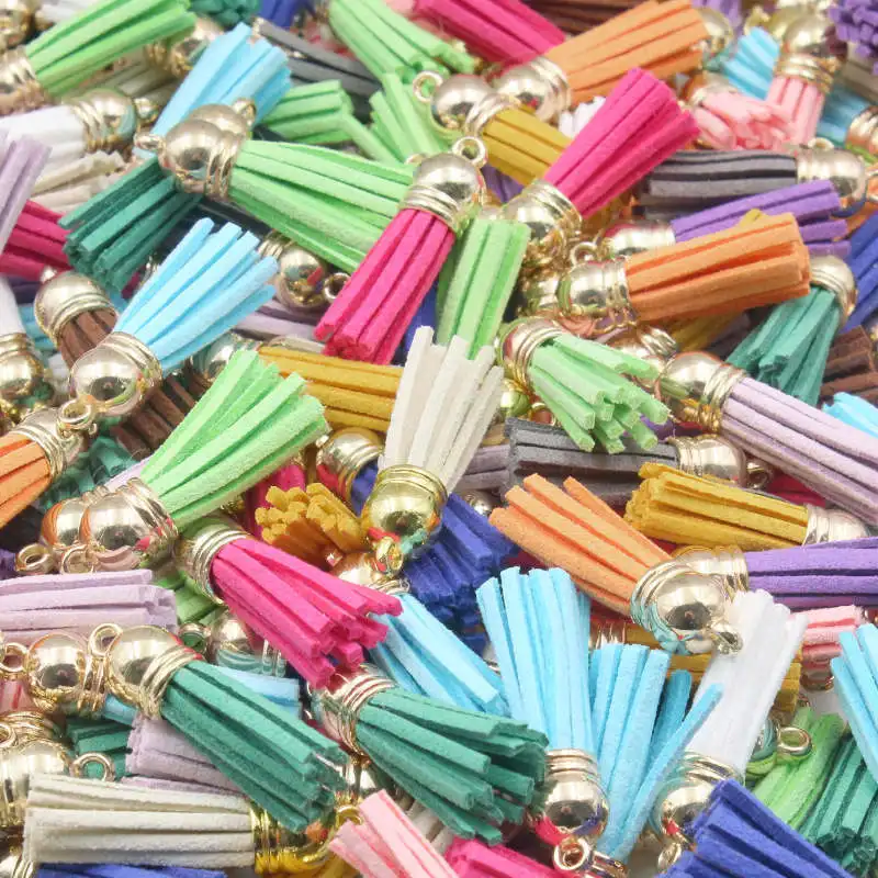 20-50Pcs/Lot Suede Tassel Fringe DIY Clothing Package Key Chain Bag Findings Pendants Crafts Handmade Jewelry Making Accessories
20-50Pcs/Lot Suede Tassel Fringe DIY Clothing Package Key Chain Bag Findings Pendants Crafts Handmade Jewelry Making Accessories