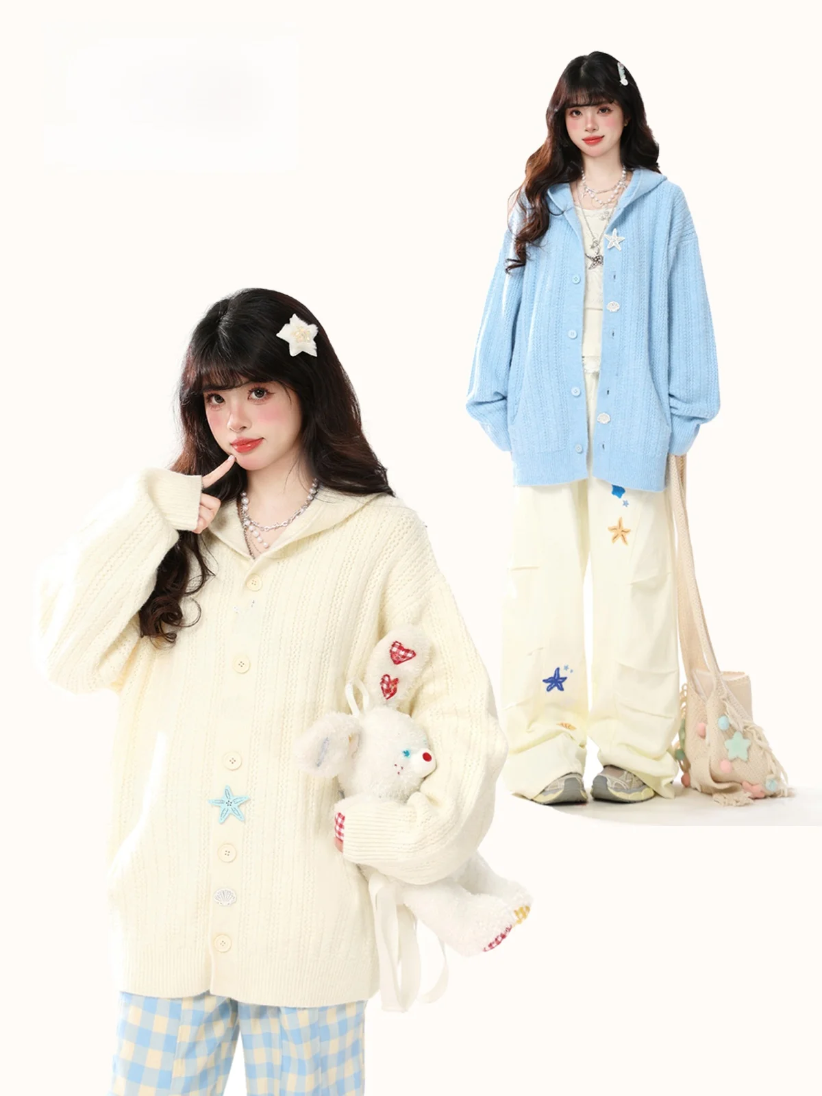 ENJOG Мягкий кардиган на пуговицах с капюшоном, свободный крой, осенне-зимняя верхняя одежда для женщин и девушек, модный стиль
ENJOG Мягкий кардиган на пуговицах с капюшоном, свободный крой, осенне-зимняя верхняя одежда для женщин и девушек, модный стиль