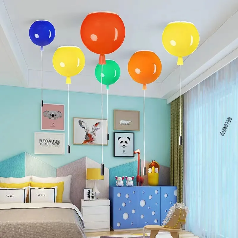 Modern Led Ceiling Lamp Acrylic Balloon Lamp Bedroom Ceiling Light Kindergarten Children's Room Chandelier Decor Fixtures E27
Modern Led Ceiling Lamp Acrylic Balloon Lamp Bedroom Ceiling Light Kindergarten Children's Room Chandelier Decor Fixtures E27