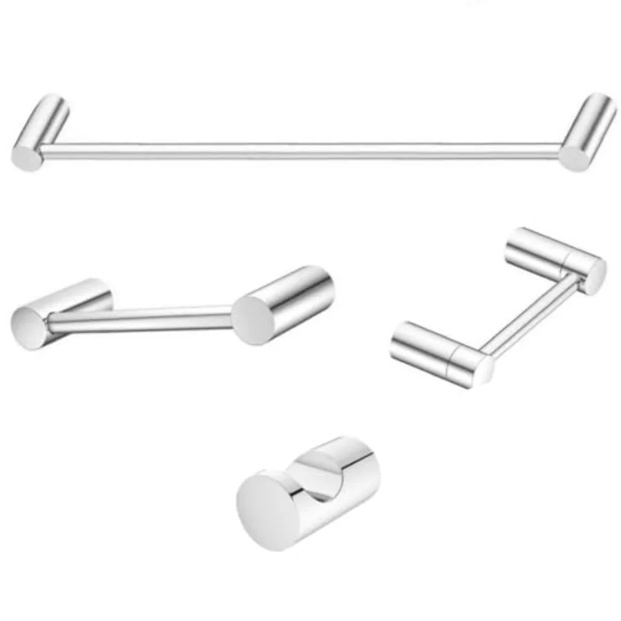 Contemporary Design 4-Piece Bathroom Hardware Accessory Set, Bathset 24 Inch Towel Bar, Hand Towel Bar, Toilet Paper Holder and
Contemporary Design 4-Piece Bathroom Hardware Accessory Set, Bathset 24 Inch Towel Bar, Hand Towel Bar, Toilet Paper Holder and
