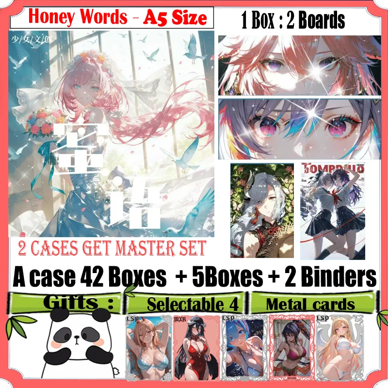 Newest Goddess A5 Size Game Trade Card ' Honey Words ' Hobby Anime Genshin Rare Collectible Boards CCG Card Toys Gift
Newest Goddess A5 Size Game Trade Card ' Honey Words ' Hobby Anime Genshin Rare Collectible Boards CCG Card Toys Gift