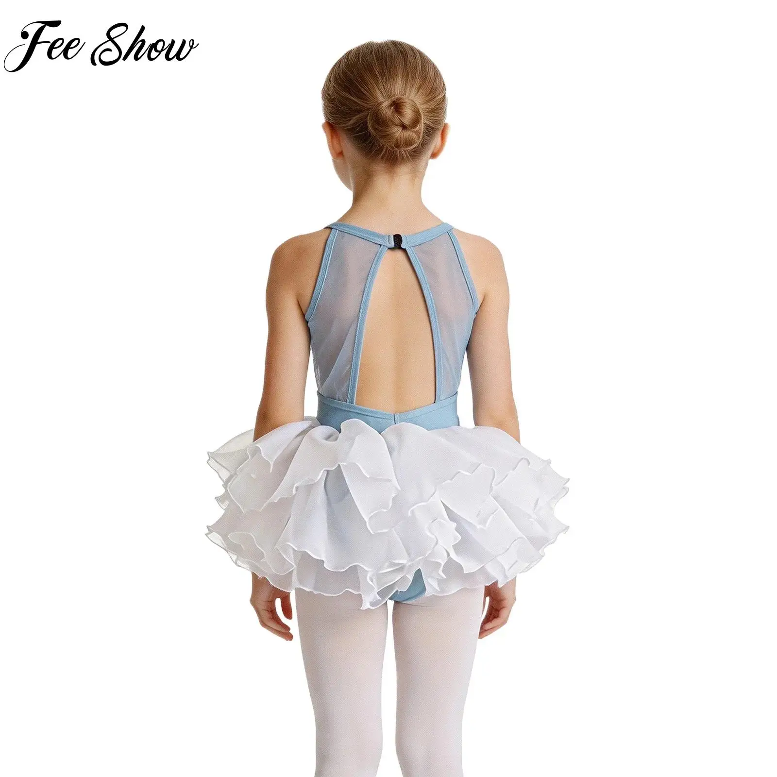 Children Girls Ballet Gymnastics Lyrical Dance Costume Sleeveless Press Button Crotch Leotard Beautiful Layered Organza Skirt
Children Girls Ballet Gymnastics Lyrical Dance Costume Sleeveless Press Button Crotch Leotard Beautiful Layered Organza Skirt