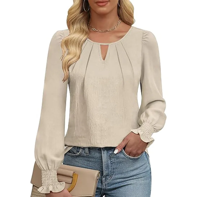 Women's Blouse Fashion Shirt Casual Long-sleeve Tops Workwear Elegant Office Lady Shirts Women Clothing, Camisas Blusas
Women's Blouse Fashion Shirt Casual Long-sleeve Tops Workwear Elegant Office Lady Shirts Women Clothing, Camisas Blusas