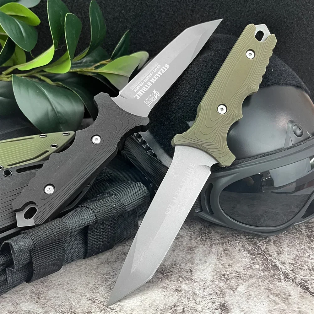 MT 8071 Outdoor Fixed Blade Knife High Hardness Wilderness Portable Pocket Knife Multi-purpose Outdoor Hunting Survival Tools
MT 8071 Outdoor Fixed Blade Knife High Hardness Wilderness Portable Pocket Knife Multi-purpose Outdoor Hunting Survival Tools