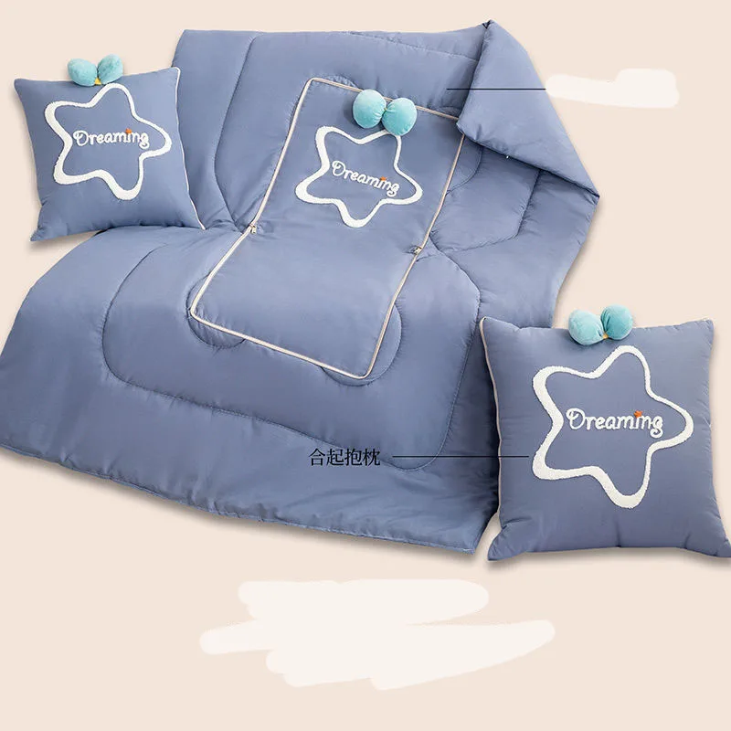 Four Seasons Multifunctional Pillow, Foldable Air Conditioning Quilt, Office Lunch Blanket, Car Cushion, 3D Embroidery
Four Seasons Multifunctional Pillow, Foldable Air Conditioning Quilt, Office Lunch Blanket, Car Cushion, 3D Embroidery