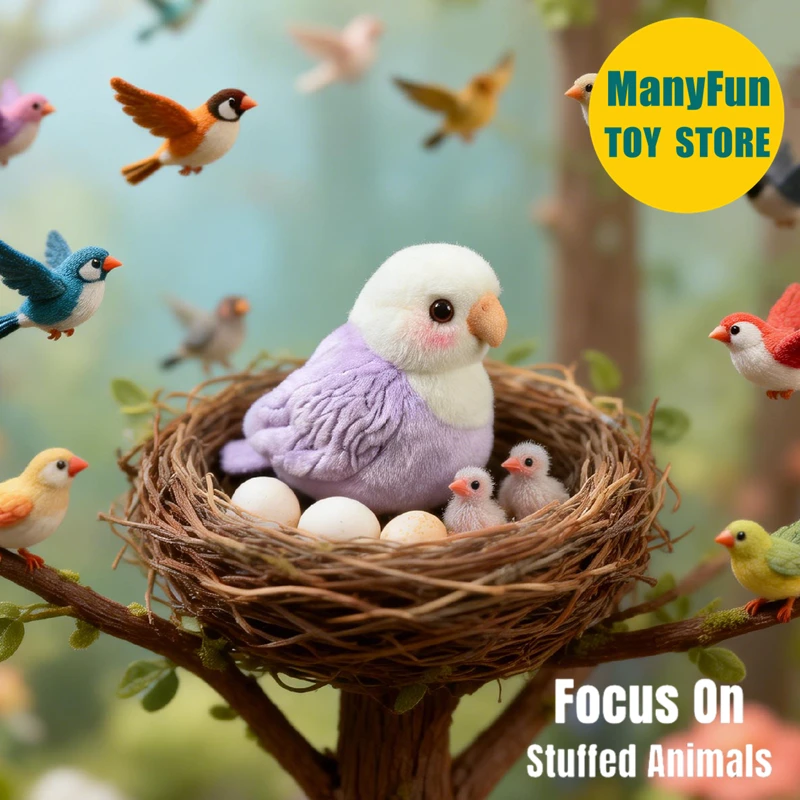 Love Bird Parrot Plush Toy Lifelike Lovebird Stuffed Animal Realistic Peony Parrot Plushie Budgerigar Simulation Doll Collectors
Love Bird Parrot Plush Toy Lifelike Lovebird Stuffed Animal Realistic Peony Parrot Plushie Budgerigar Simulation Doll Collectors