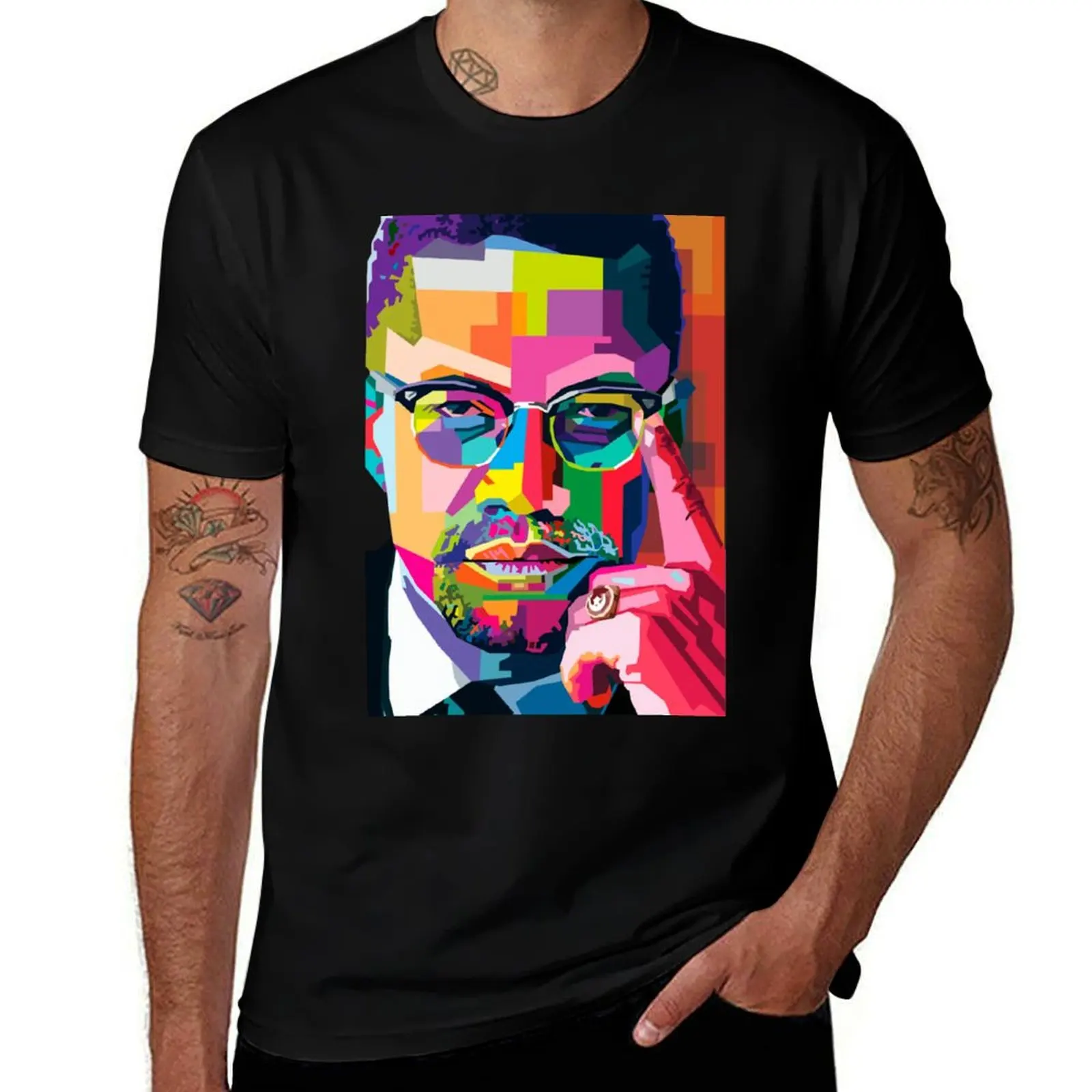 Malcolm x T-Shirt Casual Fashion Short Sleeve Cotton T-Shirt
Malcolm x T-Shirt Casual Fashion Short Sleeve Cotton T-Shirt