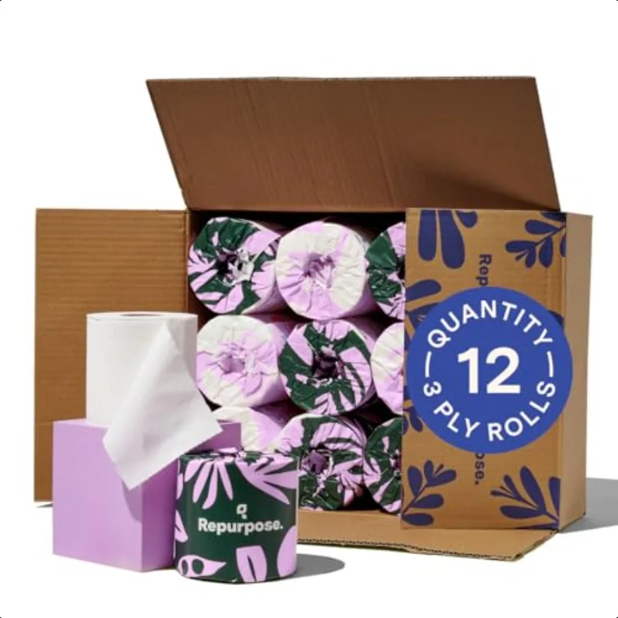 Repurpose 100 Bamboo Toilet Paper 3Ply TreeFree PlasticFree FSC Certified Septic Safe Fast Dissoing RVFriendly 12 Rolls 300 She
Repurpose 100 Bamboo Toilet Paper 3Ply TreeFree PlasticFree FSC Certified Septic Safe Fast Dissoing RVFriendly 12 Rolls 300 She