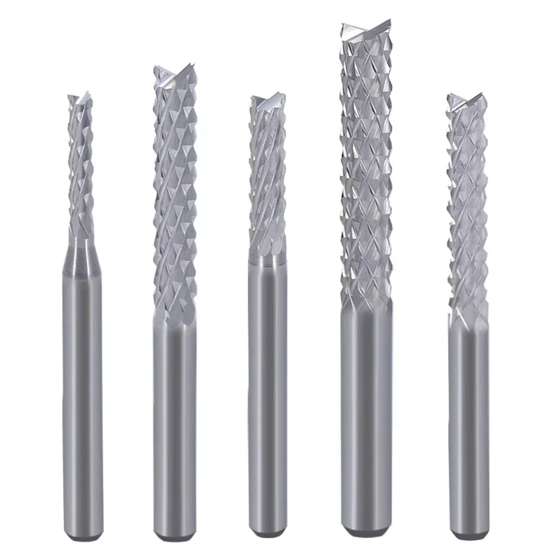 Durable tungsten carbide single edge 55HRC PCB corn milling cutter for precision woodworking metal engraving, milling
Durable tungsten carbide single edge 55HRC PCB corn milling cutter for precision woodworking metal engraving, milling