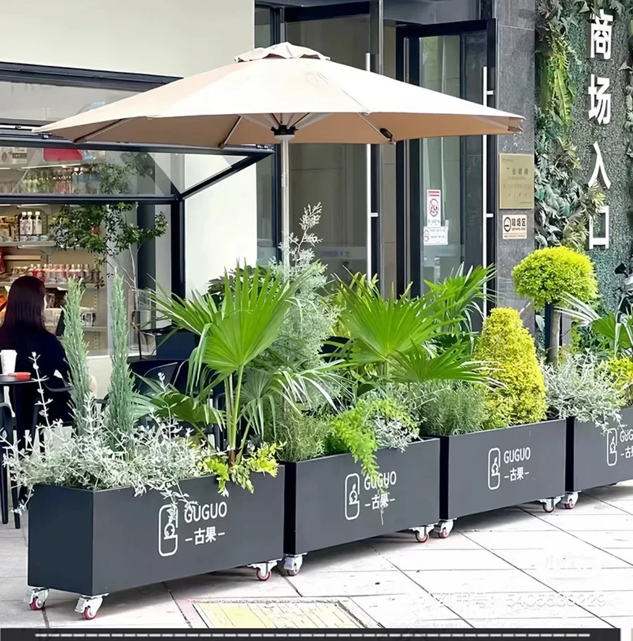 Outdoor movable planting box with pulley flower box camping wind swing partition fence wrought iron flower pot
Outdoor movable planting box with pulley flower box camping wind swing partition fence wrought iron flower pot