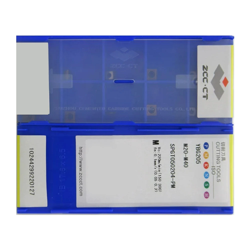 HUAZHICHUN SPGT050204-PM YBG205 Carbide CNC Lathe Thread Turning Inserts For Thread Turning Toolholder
HUAZHICHUN SPGT050204-PM YBG205 Carbide CNC Lathe Thread Turning Inserts For Thread Turning Toolholder