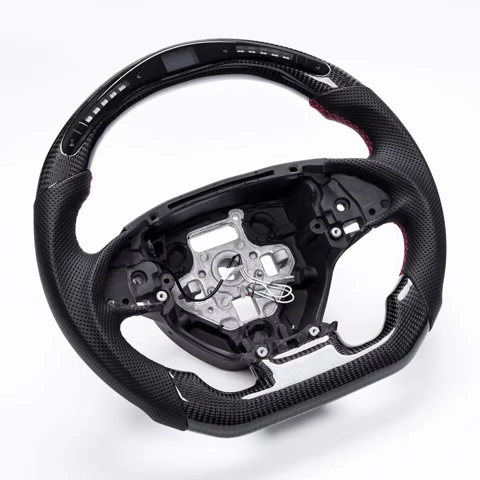 Fit For Chevrolet Corvette C7 ZR1 Z06 2014-2018 Carbon Fiber LED Sport Steering Wheel Perforated Leather Steering Wheel Accessories
Fit For Chevrolet Corvette C7 ZR1 Z06 2014-2018 Carbon Fiber LED Sport Steering Wheel Perforated Leather Steering Wheel Accessories