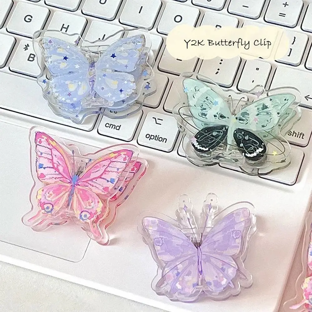 Exquisite Acrylic PP Acrylic Clip Stationery Butterfly Test Paper Clip Ins Style Memo Holder
Exquisite Acrylic PP Acrylic Clip Stationery Butterfly Test Paper Clip Ins Style Memo Holder