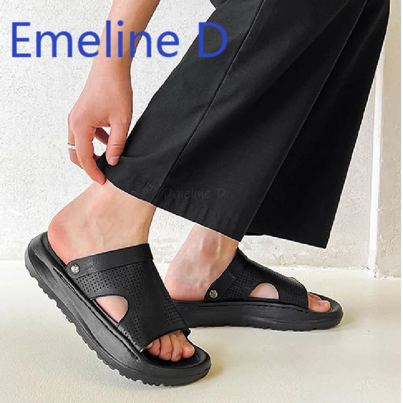Beach Sandals New Versatile Casual Soft Soled Slippers A Sense of Stepping On Feces Anti Slip Properties for Outdoor Wear
Beach Sandals New Versatile Casual Soft Soled Slippers A Sense of Stepping On Feces Anti Slip Properties for Outdoor Wear