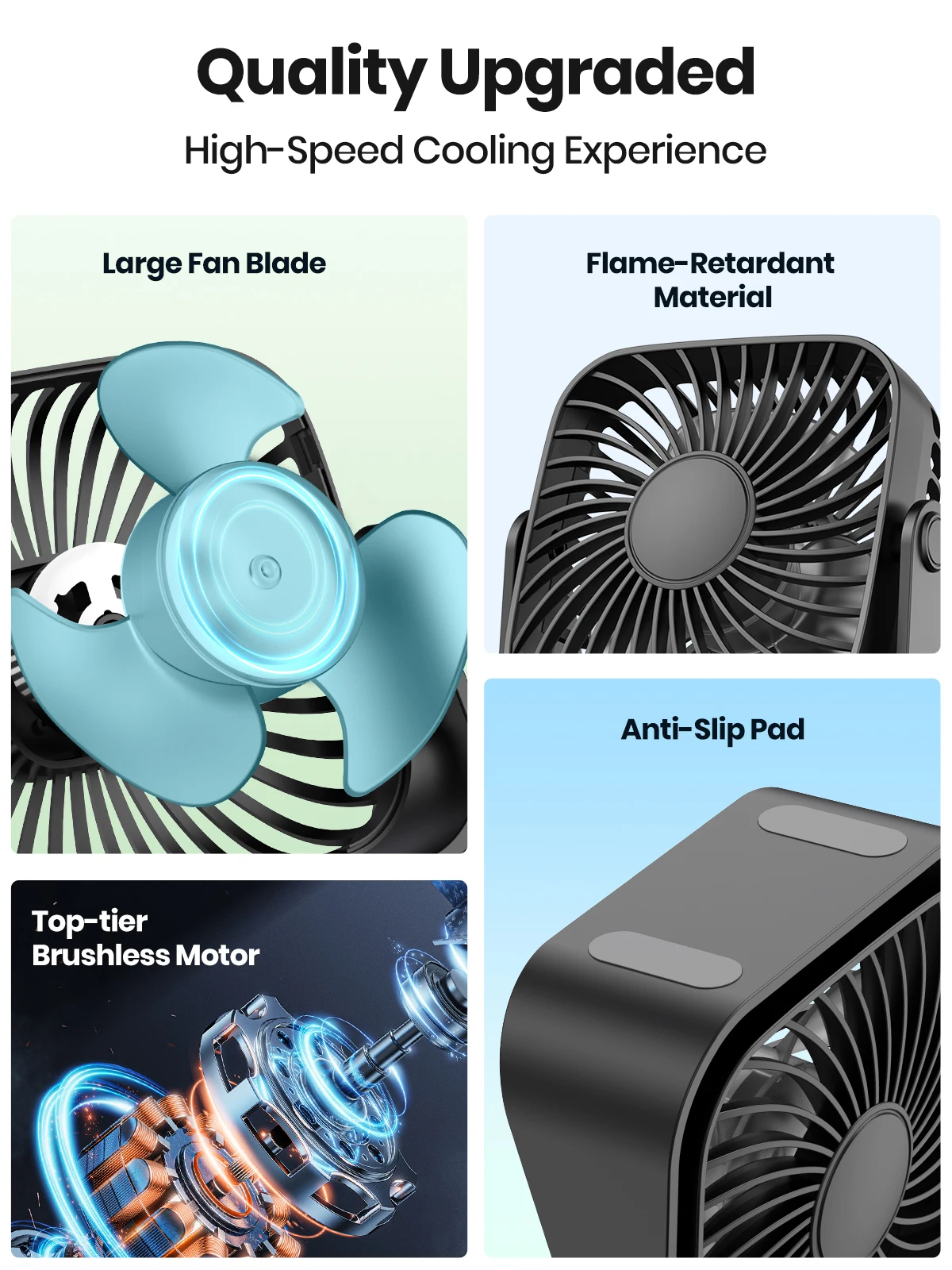TOPK 4Inch USB Mini Portable Fan for Camping,3 Speeds Quiet Desk Table Personal Fan,360°Adjustment Standing Fans for Room Home
TOPK 4Inch USB Mini Portable Fan for Camping,3 Speeds Quiet Desk Table Personal Fan,360°Adjustment Standing Fans for Room Home