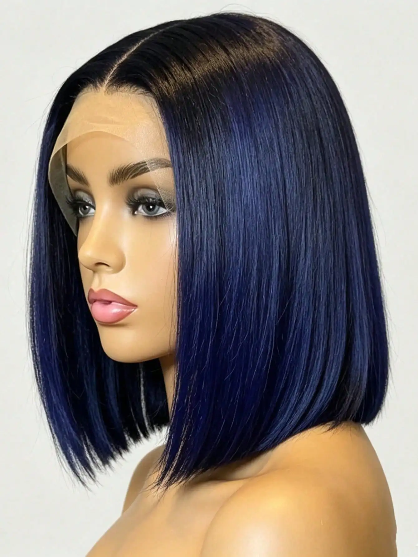 Ombre Blue Bob Wigs Human Hair 13x4 HD Transparent Lace Front Wigs Human Hair Straight Wig 200 Density Lace Front Wig Pre Plucked Glueless Wig with Baby Hair Blue Wigs for Women Chinese Hair One Step Wear Ready To Go Daily Wear Beginner Friendly for Women
Ombre Blue Bob Wigs Human Hair 13x4 HD Transparent Lace Front Wigs Human Hair Straight Wig 200 Density Lace Front Wig Pre Plucked Glueless Wig with Baby Hair Blue Wigs for Women Chinese Hair One Step Wear Ready To Go Daily Wear Beginner Friendly for Women