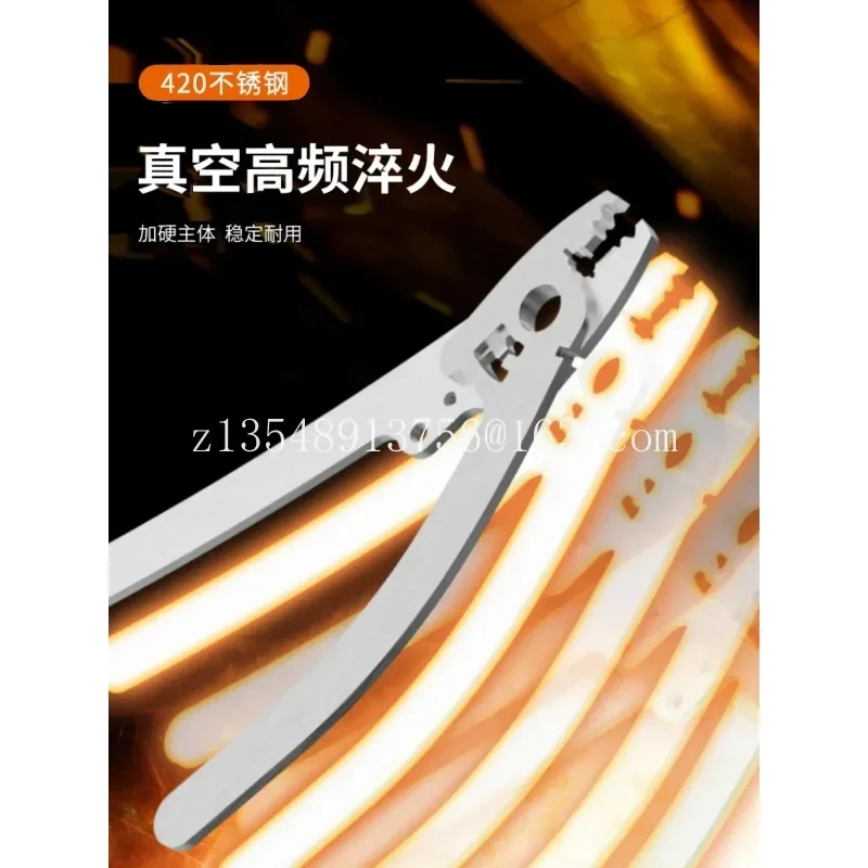 Fiber optic stripping/three port Miller pliers multifunctional stripping pliers factory direct sales
Fiber optic stripping/three port Miller pliers multifunctional stripping pliers factory direct sales