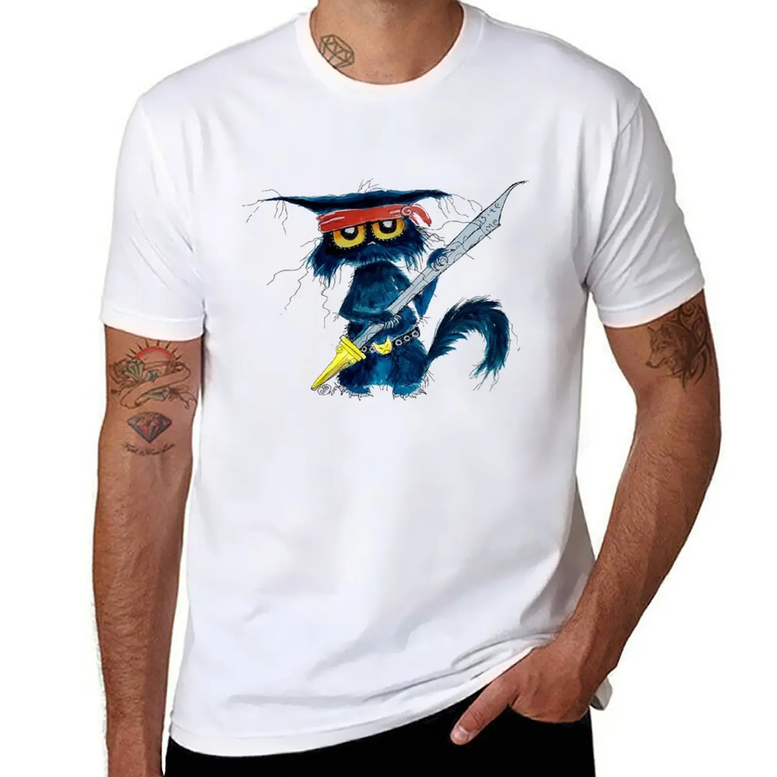 Ninja Cat T-Shirt man t shirt heavy cotton t shirts for man graphic funny T-Shirt
Ninja Cat T-Shirt man t shirt heavy cotton t shirts for man graphic funny T-Shirt