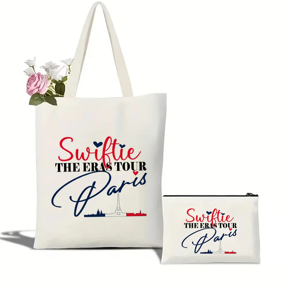 Swiftie The Eras Tour Paris Embroidery Tote Bag Set Canvas Handbag Makeup Bag Set Personalized Gift Bag for Women Girl Lady
Swiftie The Eras Tour Paris Embroidery Tote Bag Set Canvas Handbag Makeup Bag Set Personalized Gift Bag for Women Girl Lady