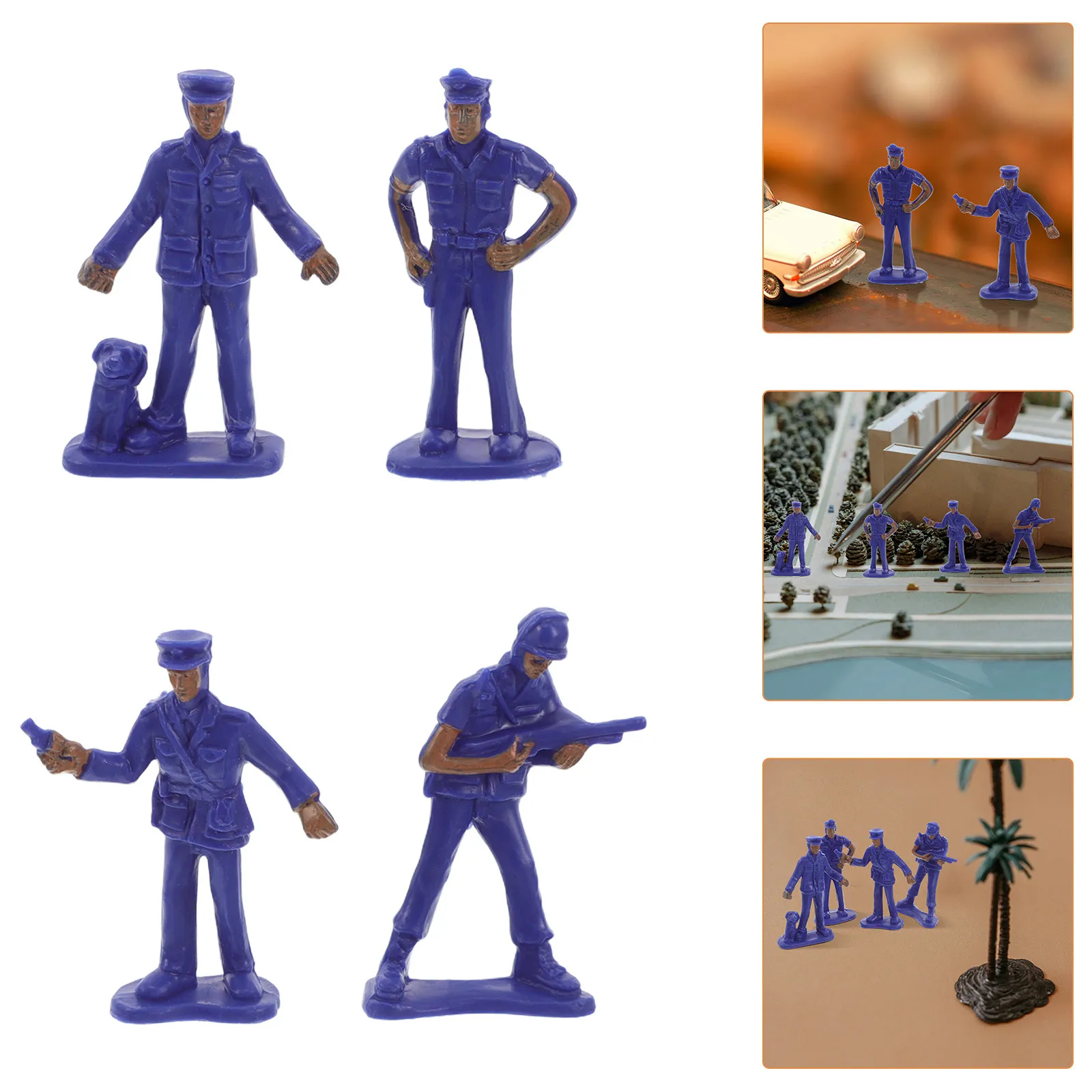 50Pcs Realistic Police Officer Mini Figures for Sand Table Scenes Desktop Decoration Micro Landscape Accessories Set
50Pcs Realistic Police Officer Mini Figures for Sand Table Scenes Desktop Decoration Micro Landscape Accessories Set