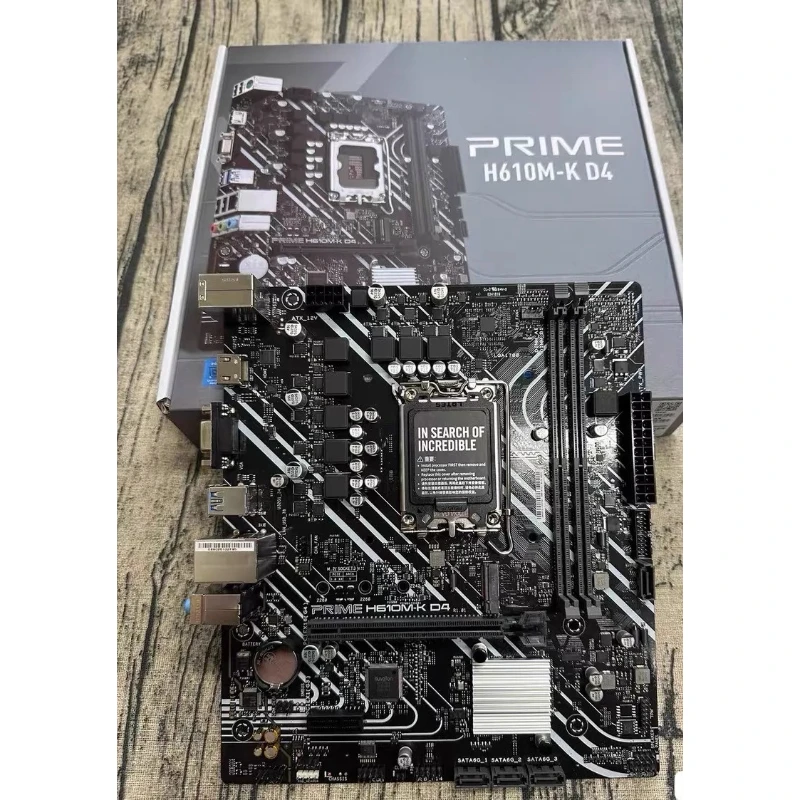 Used For ASUS PRIME H610M-K D4 Motherboard LGA1700 Support 12/13/14th Gen Intel CPU DDR4 M.2 VGA HDMI
Used For ASUS PRIME H610M-K D4 Motherboard LGA1700 Support 12/13/14th Gen Intel CPU DDR4 M.2 VGA HDMI