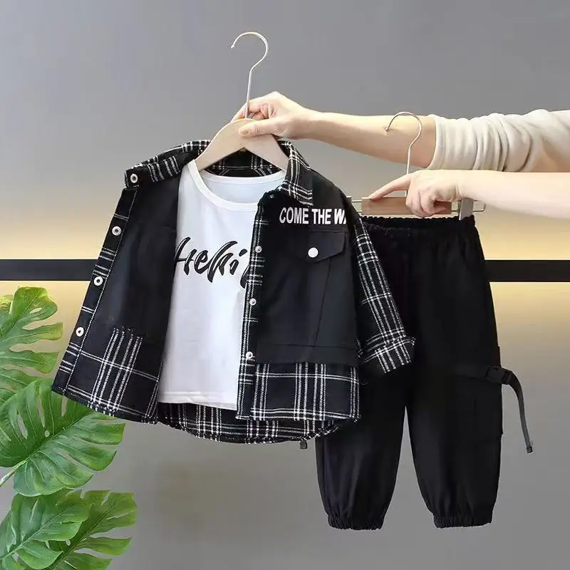 Spring Autumn Baby Boys Clothes Suit Outfit Sets Baby Boys Shirts+ Pants Sets 2 pcs Children's Set 2 To 7 Years Kids Clothing
Spring Autumn Baby Boys Clothes Suit Outfit Sets Baby Boys Shirts+ Pants Sets 2 pcs Children's Set 2 To 7 Years Kids Clothing
