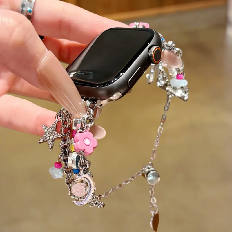 Retro luxury style watch strap compatible with iWatch watch strap 38mm 40mm 41mm 42mm 44mm 45mm 49mm fashionable handmade watch
Retro luxury style watch strap compatible with iWatch watch strap 38mm 40mm 41mm 42mm 44mm 45mm 49mm fashionable handmade watch