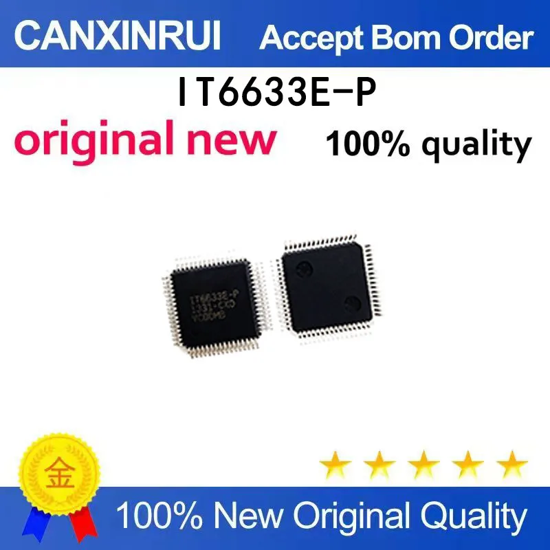 (5 pieces)Brand new original IT6633E-P BXO CXG IT6633E-P CX0 CXO QFP
(5 pieces)Brand new original IT6633E-P BXO CXG IT6633E-P CX0 CXO QFP