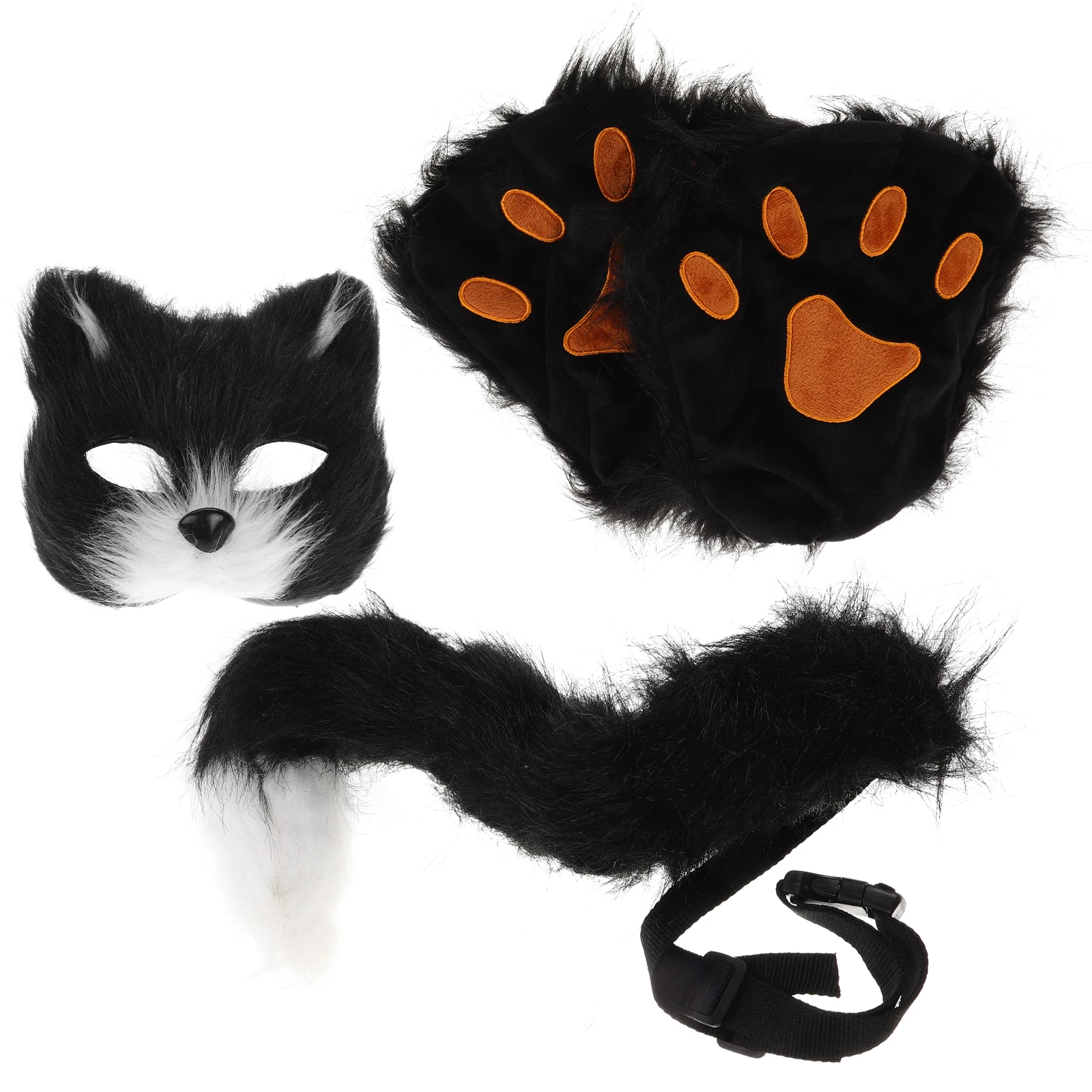 Furry Half Face Animal Mask For Halloween Wolf Costume Accessories Comfortable Lightweight Soft Material Mask Masquerade Rat
Furry Half Face Animal Mask For Halloween Wolf Costume Accessories Comfortable Lightweight Soft Material Mask Masquerade Rat