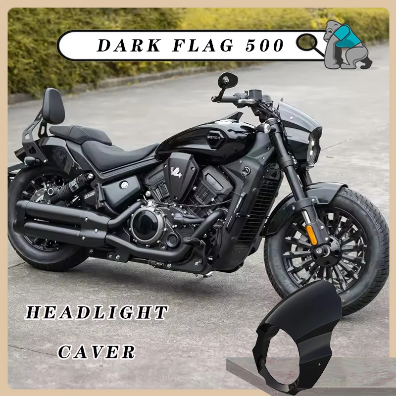 Motorcycle HeadLight Shroud Headlight Mask Cover ABS Front Lights Side Panel Fairing Frame Cover Cowl for BENDA Dark Flag 500
Motorcycle HeadLight Shroud Headlight Mask Cover ABS Front Lights Side Panel Fairing Frame Cover Cowl for BENDA Dark Flag 500