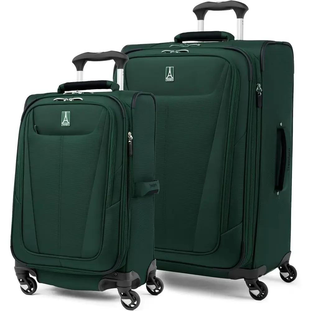2-Piece Expandable Luggage Set with 4 Spinner Wheels, Lightweight Suitcase, Unisex, Forest Green
2-Piece Expandable Luggage Set with 4 Spinner Wheels, Lightweight Suitcase, Unisex, Forest Green
