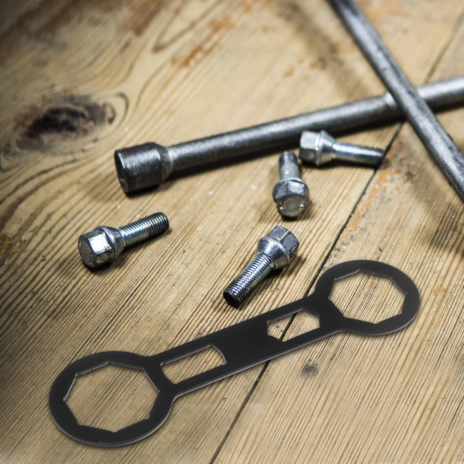 Motorcycle Front Wrench 50mm Cap Removal Tool Fork Cap Wrench Spanner Iron 46mm Installation Maintenance Repair 
Motorcycle Front Wrench 50mm Cap Removal Tool Fork Cap Wrench Spanner Iron 46mm Installation Maintenance Repair