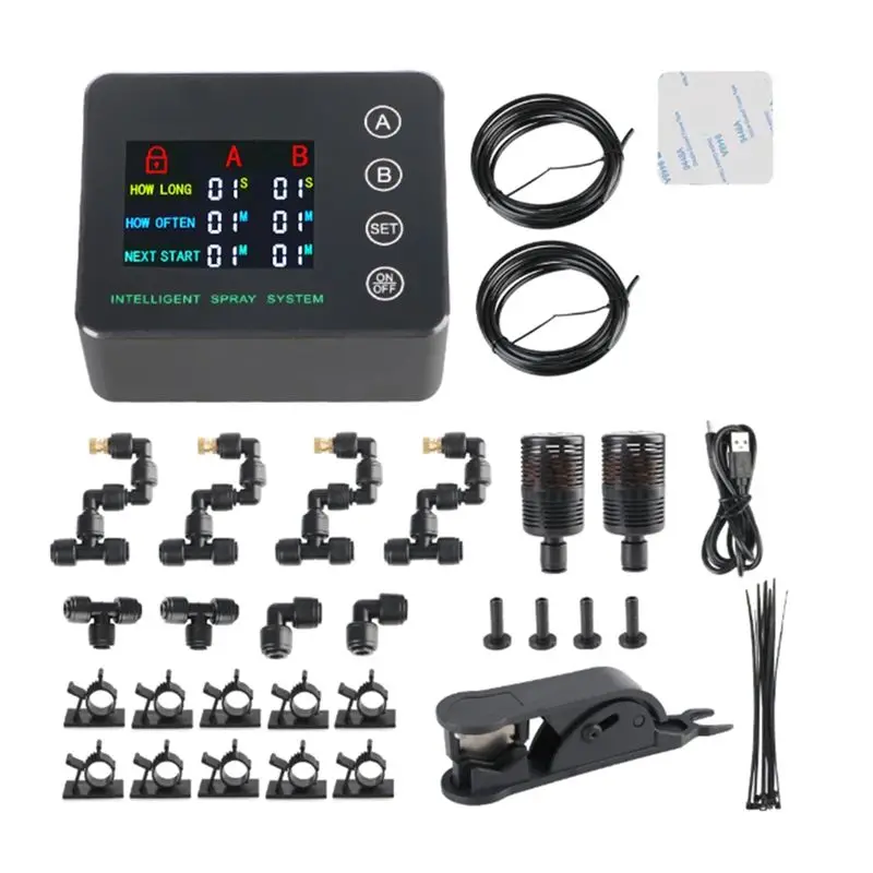 4 Nozzles Electronic Spraying Set Double Pump Irrigation Timer System Irrigation Timer
4 Nozzles Electronic Spraying Set Double Pump Irrigation Timer System Irrigation Timer