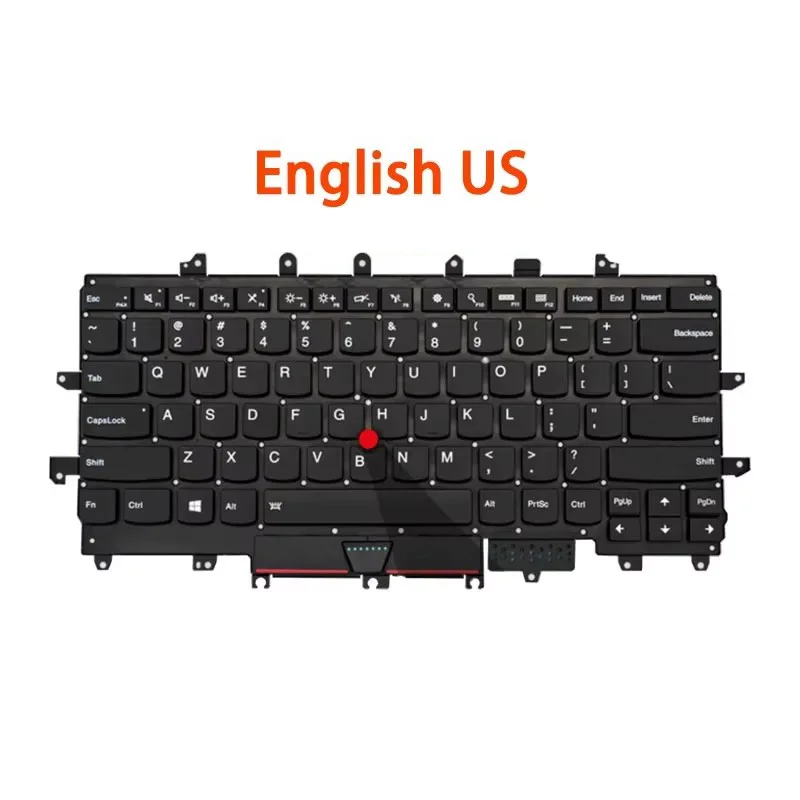 Keyboard For Lenovo For ThinkPad X1 Carbon 4th Gen English US 00PA698 US UK 00PA727 SN20K74775 With Backlit Black New
Keyboard For Lenovo For ThinkPad X1 Carbon 4th Gen English US 00PA698 US UK 00PA727 SN20K74775 With Backlit Black New