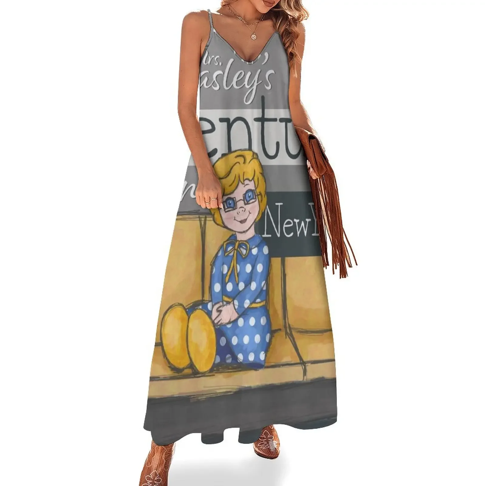 Mrs. Beasley's Adventures Sleeveless Dress Bridesmaid dress woman loose summer dress
Mrs. Beasley's Adventures Sleeveless Dress Bridesmaid dress woman loose summer dress