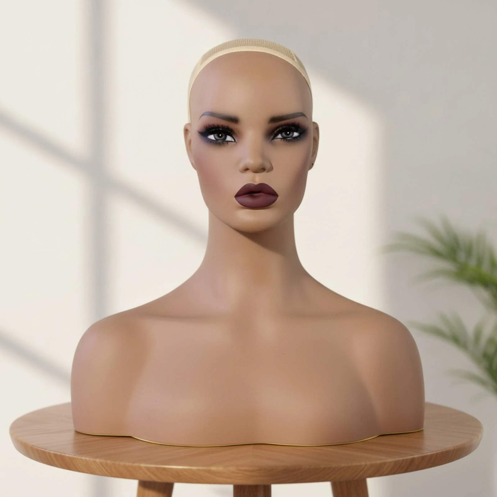 Mannequin Bust PVC Mannequin Head with Shoulders Hairpiece Stand with Shoulders Sturdy Female Display Head Life Size
Mannequin Bust PVC Mannequin Head with Shoulders Hairpiece Stand with Shoulders Sturdy Female Display Head Life Size