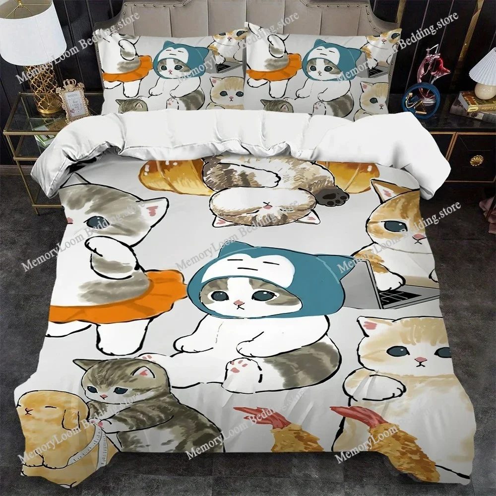 Cartoon M-Mofusand-Cute Duvet Cover Set Home Style Bedding Soft Laundry Cotton Bed Four Seasons Student Dormitory Luxury Gift963
Cartoon M-Mofusand-Cute Duvet Cover Set Home Style Bedding Soft Laundry Cotton Bed Four Seasons Student Dormitory Luxury Gift963