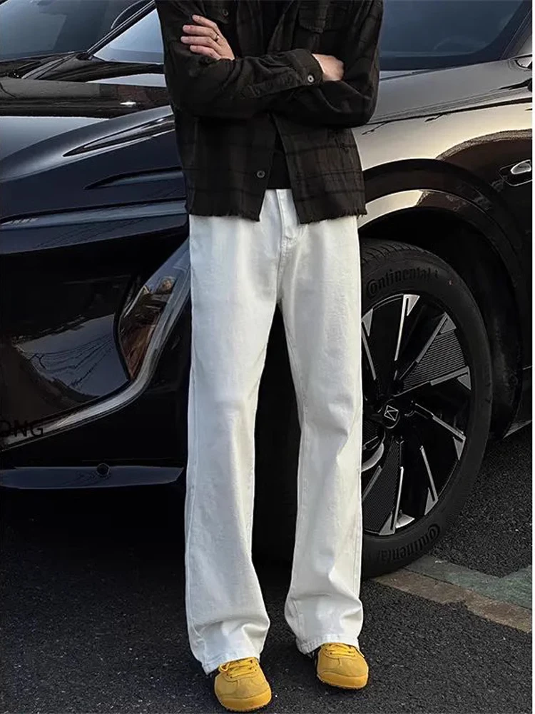 Cleanfit American Sle White Jeans Men's High-End Vibe Micro Flared Straight Leg Slimming Knife Jeans Youth Trend
Cleanfit American Sle White Jeans Men's High-End Vibe Micro Flared Straight Leg Slimming Knife Jeans Youth Trend