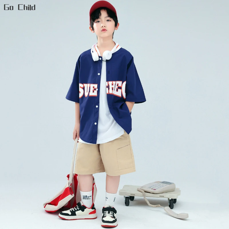 Children Hip Hop Baseball Jacket Coat Loose Pants Girls Jazz Clothes Set Boys Streetwear Cargo Shorts Kids Street Dance Costumes
Children Hip Hop Baseball Jacket Coat Loose Pants Girls Jazz Clothes Set Boys Streetwear Cargo Shorts Kids Street Dance Costumes