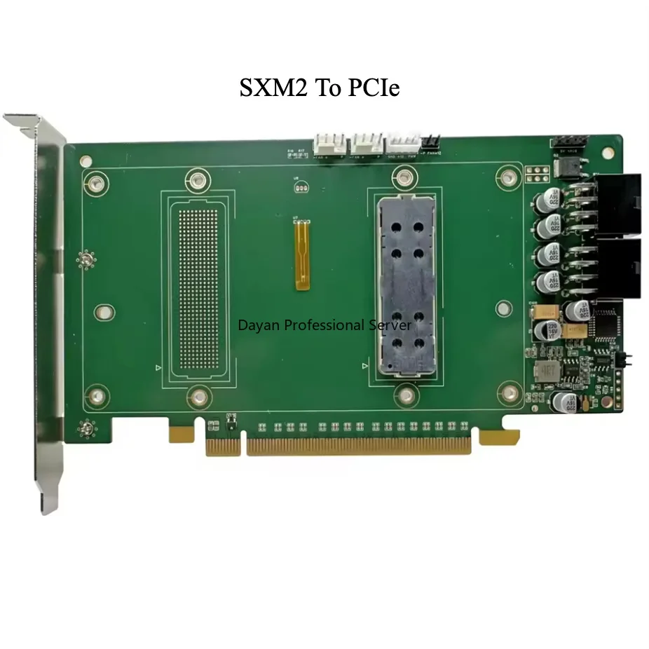 Original for NVIDIA V100 SXM2 Graphics Card GPU Adapter Card SXM2 to PCIe X16 Expansion Card
Original for NVIDIA V100 SXM2 Graphics Card GPU Adapter Card SXM2 to PCIe X16 Expansion Card