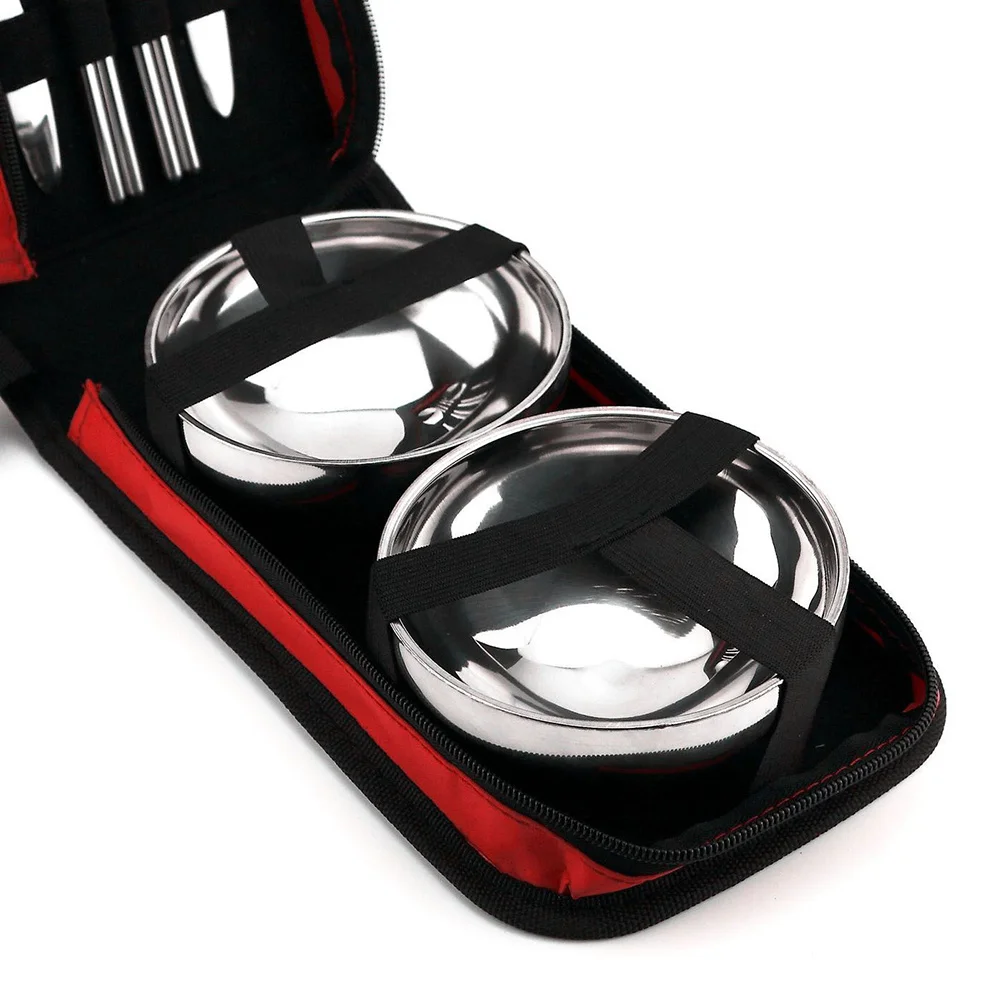 7pcs Stainless Steel Tableware Set Portable Picnic Travel Kit Food Grade Safe Hygienic Cutlery For Outdoor Camping Hiking
7pcs Stainless Steel Tableware Set Portable Picnic Travel Kit Food Grade Safe Hygienic Cutlery For Outdoor Camping Hiking
